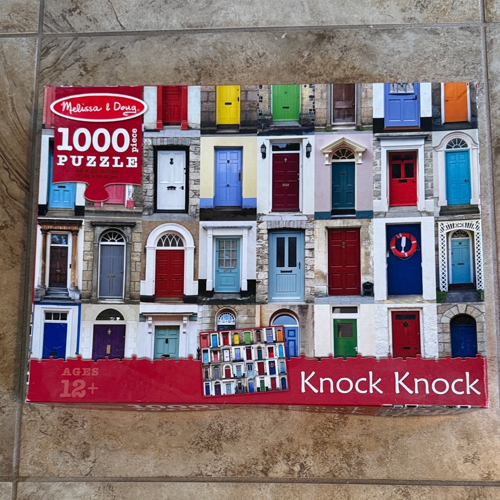 Melissa & Doug Colorful Doors 1000-Piece Puzzle